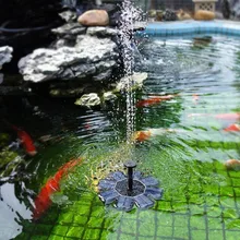 Открытый солнечной энергии ed птица ванна насос для водного фонтана для бассейна сада аквариума солнечной энергии фонтан бассейн воды плавающий насос