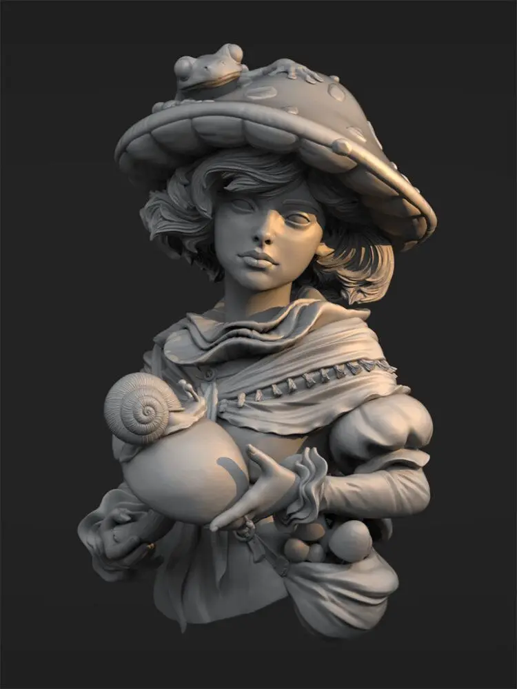 1/10 обхват груди товар разобранный неокрашенный // BUST416|Наборы для сборки моделей| |