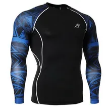 Life on Track Men’s Yoga Shirts Long Sleeve Running Shirts Tops Compression Tights Fitness Workout Quick Dry Breathable Shirts