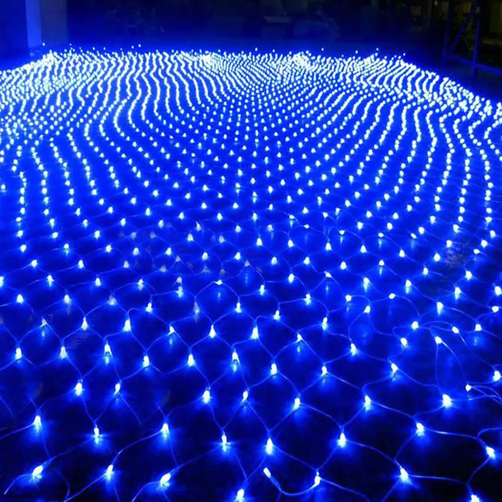 LED Net Lights 750 LEDs  Fairy string Lights 6m x 4m 220v EU Plug