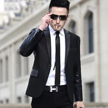 Кожаные Замшевые пальто из овчины мужские Куртки из натуральной кожи один мужской кожаный плащ осень высокого качества Феникс