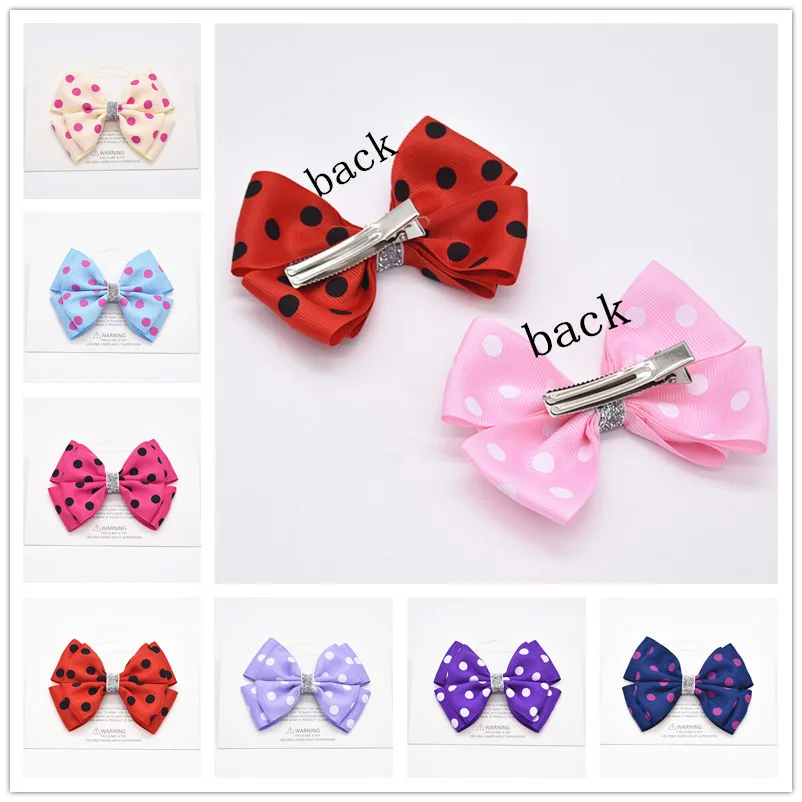 1Pcs Kids Girls Big Solid Ribbon Hair Bow Clips With Large Hairpins Boutique Hairclips Accessories | Детская одежда и обувь