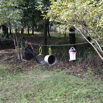 

Camping equipment outdoor travel hotel hotel clothesline camping drying windproof rope hanging rope outdoor gadget