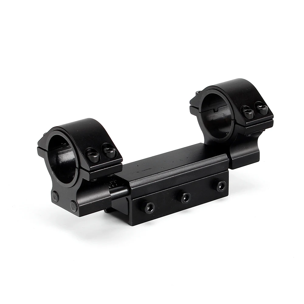 ohhunt 25.4mm 30mm Hunting Airgun Rifle Scope Rings Zero Recoil Mount High Profile Fits Picatinny Weaver Rail with Stop Pin (3)