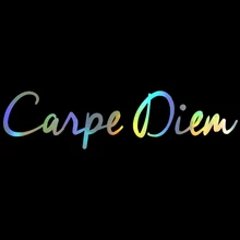 ^#Cheap Car Sticker 3D 20.3*5cm CARPE DIEM Fashion Text Auto Stickers Funny Vinyl Car Styling Decal Motorcycle Sticker On Car ^#Cheap Car Sticker 3D 20.3*5cm CARPE DIEM Fashion Text Auto Stickers Funny Vinyl Car Styling Decal Motorcycle Sticker On Car