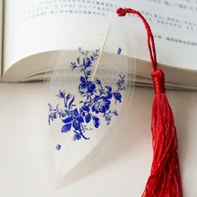 Закладки китайские синие и белые фарфоровые закладки для книг креативные классические закладки