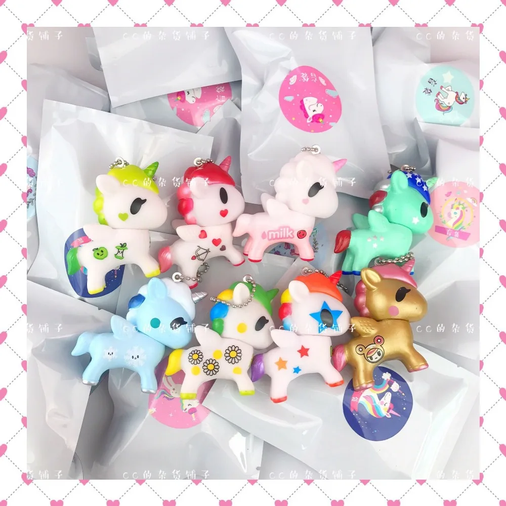 1pcs 7cm rainbow Tokidoki unicorn mermaid action figure doll Mini Japanese Cartoon girls collection kawaii horse toy d10 1pcs 7cm rainbow Tokidoki unicorn mermaid action figure doll Mini Japanese Cartoon girls collection kawaii horse toy d10