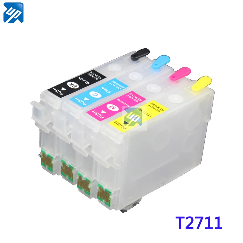 T2701 T2711 перезаправляемый чернильный картридж с чипом АРК для epson WF 7110 7610 7620 3620 3640DTW