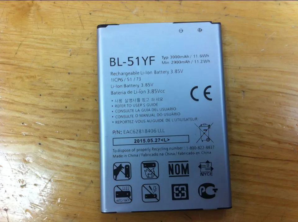 ALLCCX Высокое качество батареи мобильного телефона BL 51YF для LG H815 H818 F500S F500SL F500SK G4 H810
