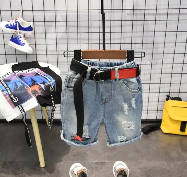 summer Fashion Children's Clothing Kids Boy denim shorts Pants Sport Camo Cargo Cross Trousers 2-6years 1