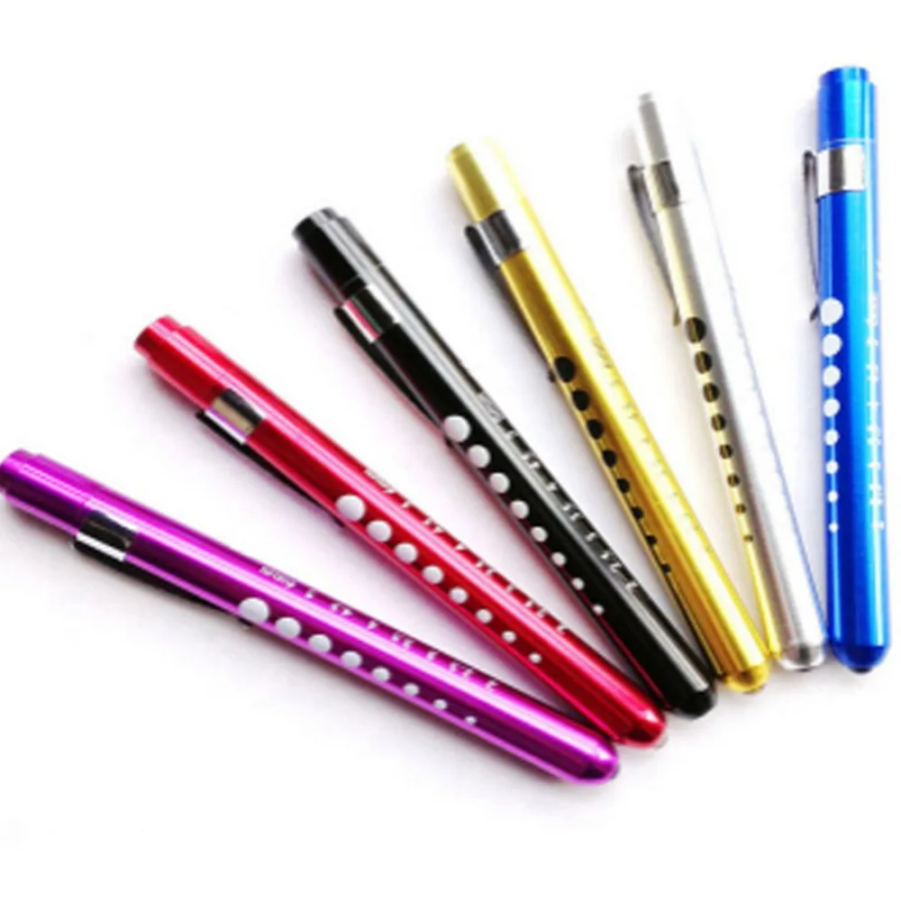 

Aluminum Alloy Portable Flashlight Torch Medical First Aid Penlight Doctor Nurse EMT Emergency WTF Pen Light