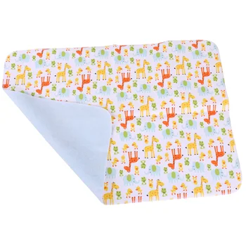 

30x45cm Waterproof Sheet Baby Infant Diaper Pad Cartoon Printed Isolate Replace Urine Home Nappy Changing Pad Reusable Soft