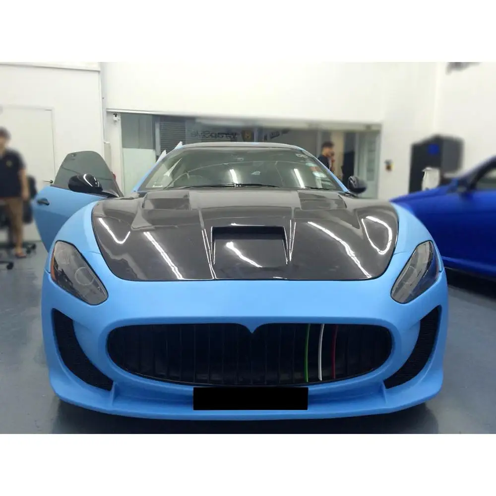 Крышка капота автомобильного двигателя из углеродного волокна для Maserati GranTurismo