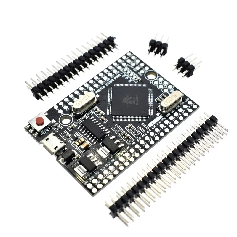 WAVGAT Mega 2560 PRO MINI 5V(встраивание) CH340G ATmega2560-16AU с наконечниками, совместимыми с arduino Mega 2560