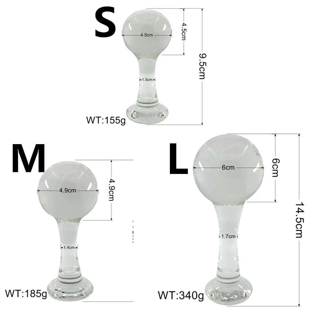 GLASS ANAL PLUG  (1)