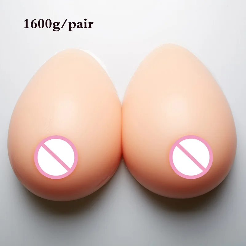 4XL 42D cup breast form 1600g Realistic Silicone breast forms For drag queen Cosplay Crossdresser Transgender