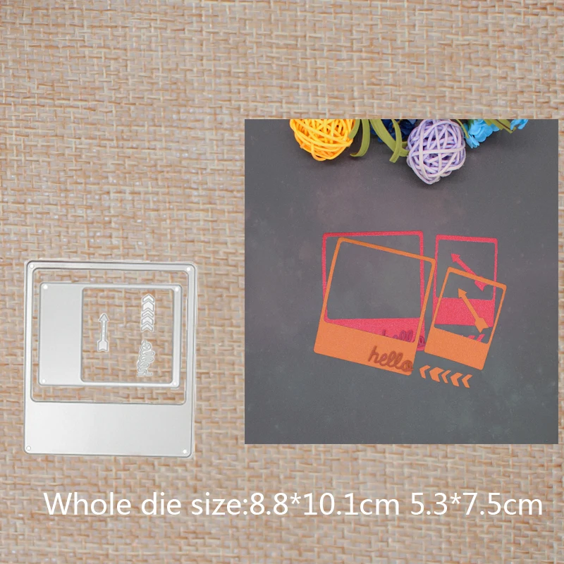 

Photo Frames Templates Metal Cutting dies for DIY Scrapbooking Stamp Decorative Photo Album Embossed Paper Cards