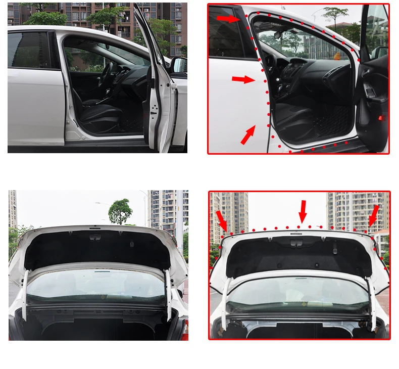 Lsrtw2017 ПВХ двери автомобиля окно уплотнительные ленты для mazda3 mazda6 CX-5 cx-4 mazda5 CX-7 CX-3