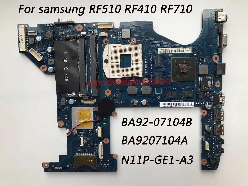 Материнская плата для ноутбука Samsung RF410 RF510 RF710 BA92 07104B только BA9207104A N11P GE1 A3 PGA989