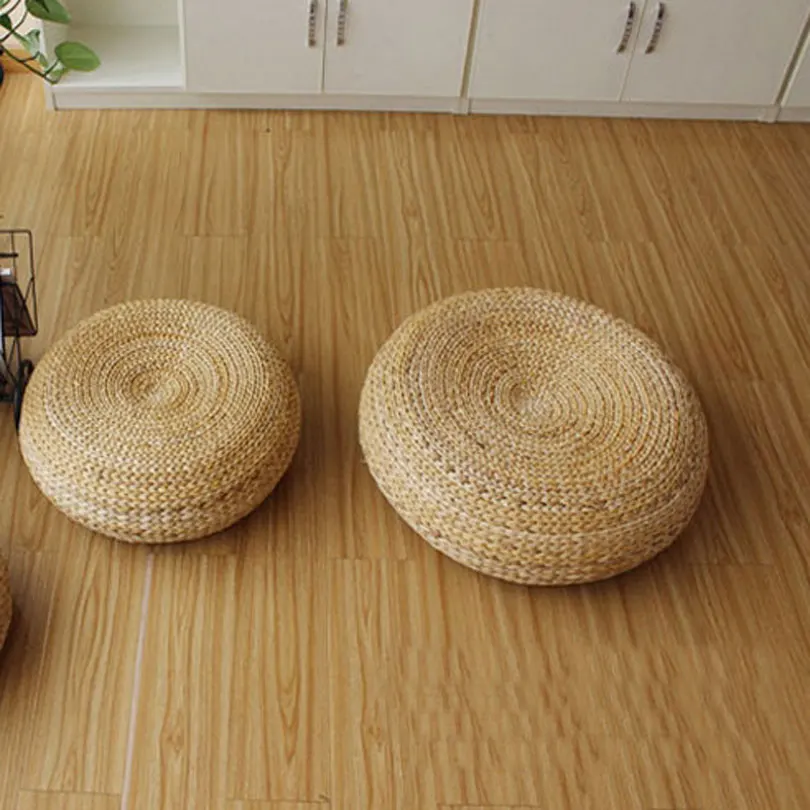 50*20cm Yoga mat,meditation cushions rattan ottoman stool Traditional natural rattan stool sofa,rattan furniture,wicker stools