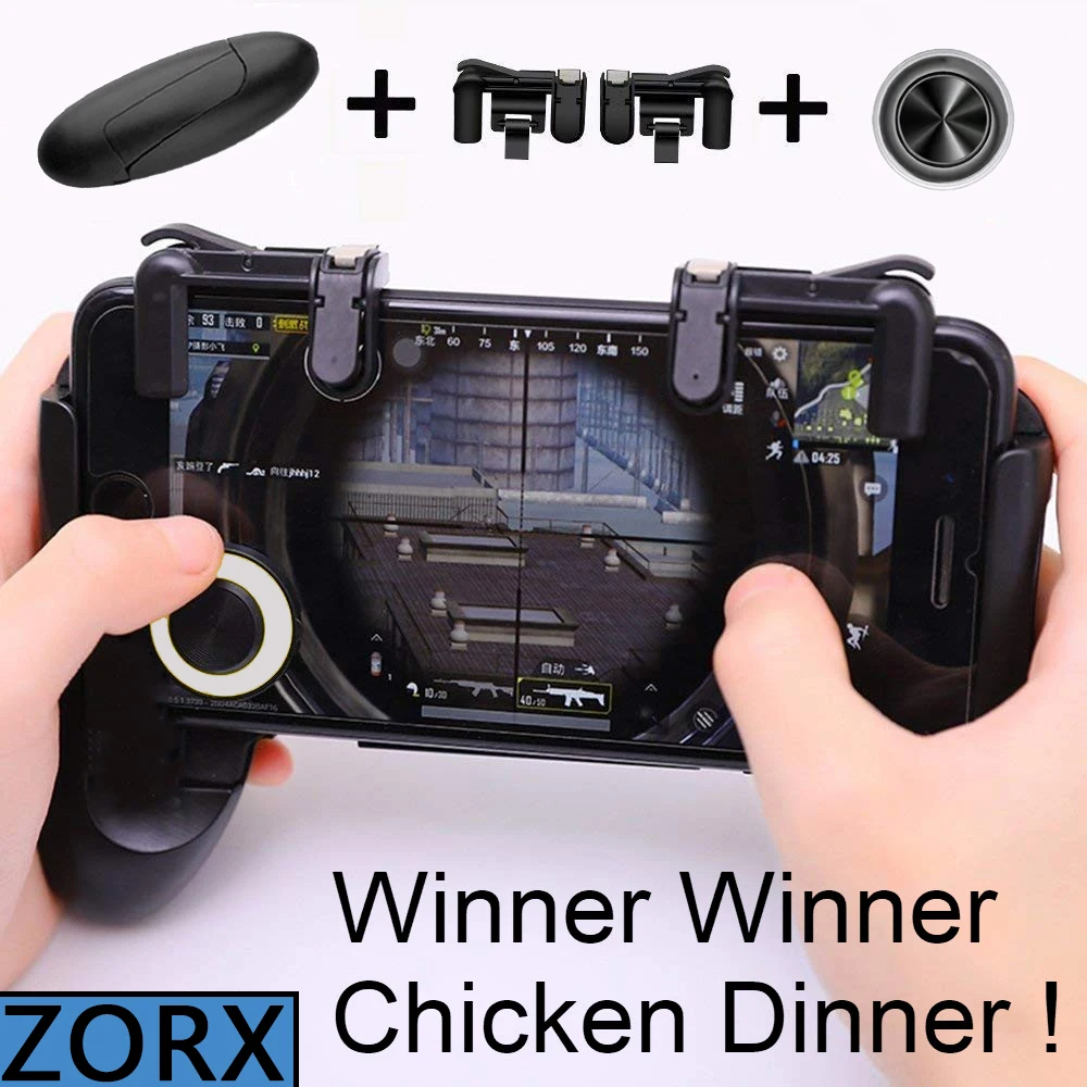 PUBG Mobile Trigger Game Controller Shooter Free Fire Aim L1R1 Button Joystick Handle Gamepad for Fornite iPhone Android | Электроника