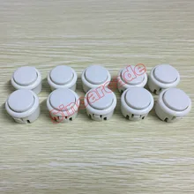 10 pcs 30mm Arcade Snap in Push Button with Click Sound Replacement for MAME JAMMA Multicade 10 pcs 30mm Arcade Snap in Push Button with Click Sound Replacement for MAME JAMMA Multicade