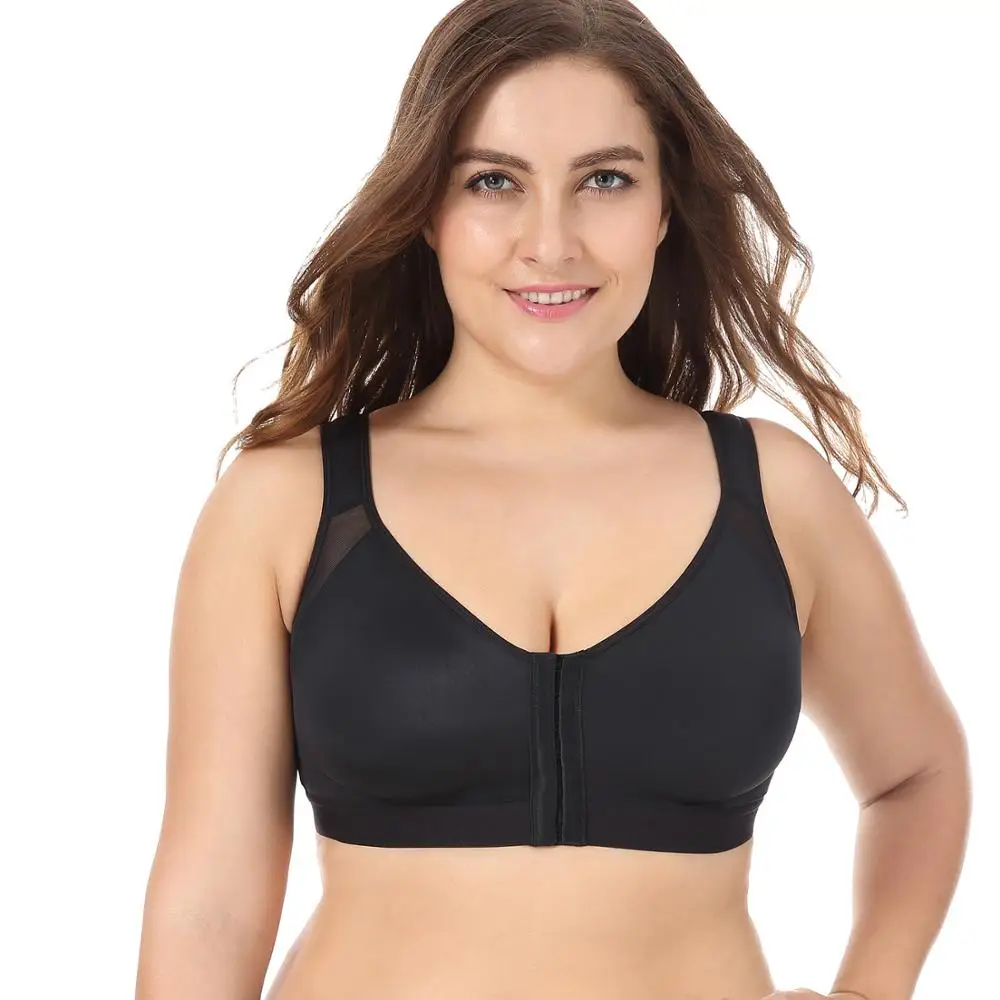 Бюстгальтер для женщин черный белый бежевый размеры 34 40 B C D DD|bra black|posture brafront closure |