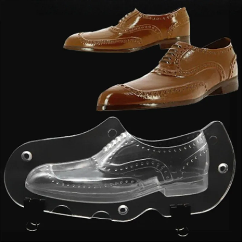 

NEW 3D Candy Cake Molds Leather Men Shoe Plastic Chocolate Mold Cake Decorating Tools DIY Home Baking Sugar Craft Accessories