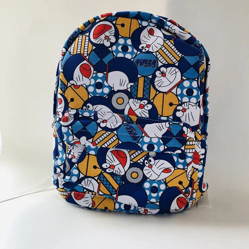 Модные холщовые рюкзаки IVYYE серии Doraemon школьный рюкзак с мультипликационным