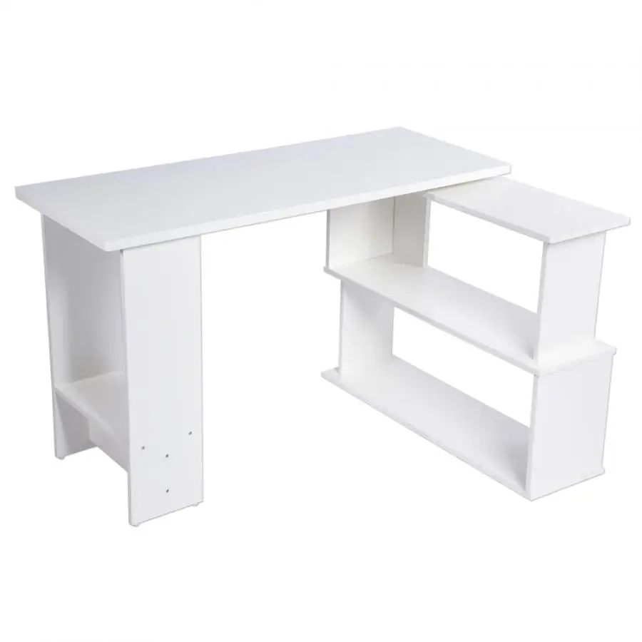 Складной угловой компьютерный стол l образный для ноутбука дома офиса учебы