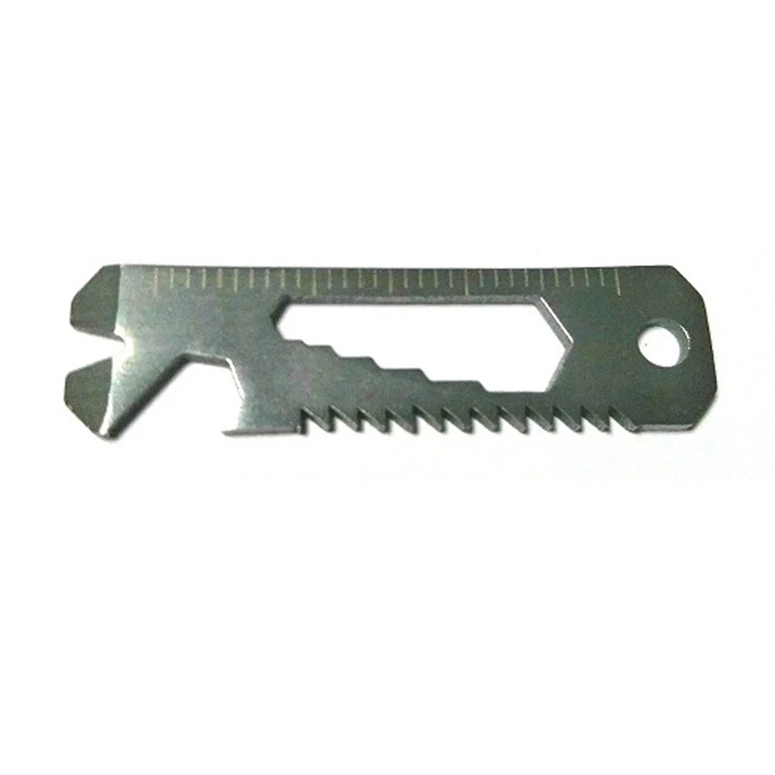 

Practical 6 in 1 EDC Pocket Survival Tool Camping Screwdriver Bottle Opener Ruler Saw Keychain EDC Outdoor Camping Tools