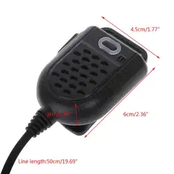 Мини PTT Динамик UV5R микрофон радиоприемник иди и болтай Walkie Talkie для Baofeng Kenwood