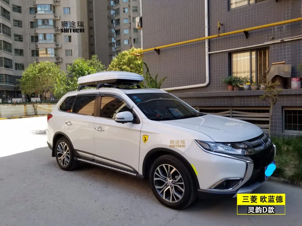 SHITURUI, 2 шт штанги на крышу для Mitsubishi Outlander, 5 дверей, SUV 2012+, боковые балки из алюминиевого сплава, поперечные рейлинги, багажник для багажника