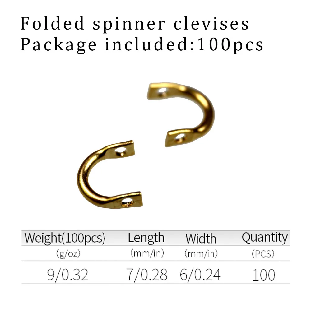 50pcs/lot Fishing Spinner Blade Smooth Spoons 0.5g-4g Iron Spoons Plaice 100pcs clevises DIY Kit Fishing Tackle - Image 4
