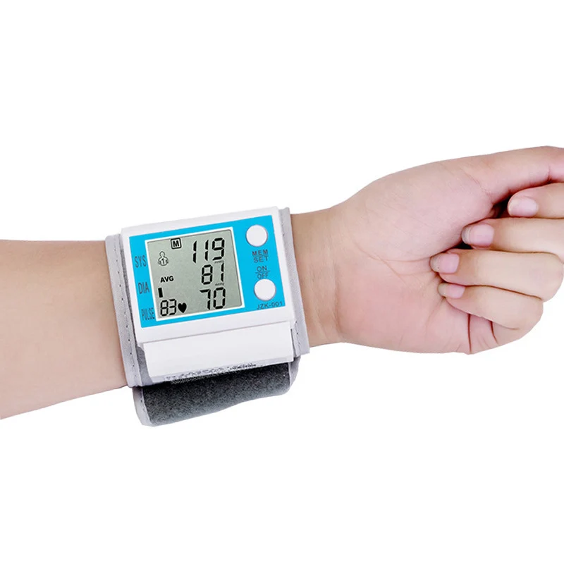 

Portable Digital Wrist Blood Pressure Accurate Measure Blood Pressure Pulse Monitor Household Health Care Tool Dropshipp