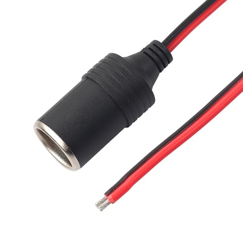 

VODOOL 30cm Universal 12V 10A 120W Car Cigarette Lighter Female Socket Plug Auto Car Cigar Charger Cable Power Connector Adapter