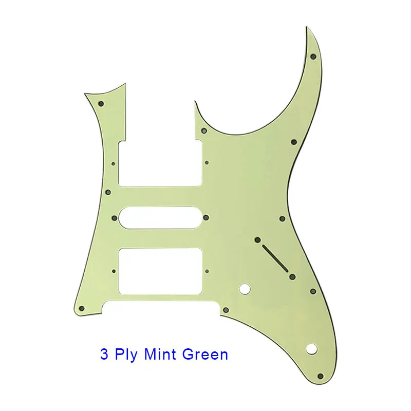 3Ply Mint Green Pleroo Отличное качество запчасти для электрогитары-для MIJ Ibanez RG350 EXZ гитары накладку Humbucker HSH пикап царапины пластины - Цвет: 3Ply Mint Green