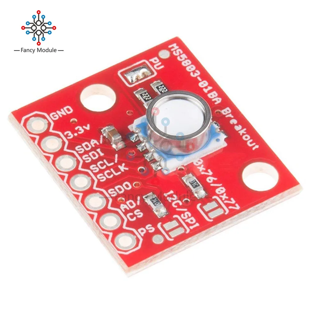 

GY-MS5803-01BA MS5803 01BA Fluid Liquid Gas Pressure Height Sensor Breakout Module Waterproof Pressure Sensor for Arduino