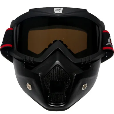 Винтажный мотоциклетный шлем маска для лица очки для harley шлем велосипед Маска от пыли и рот фильтр 1 шт