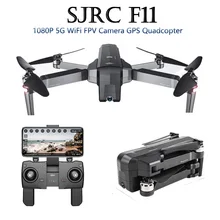 SJRC F11 gps 5 г Wi Fi FPV системы с 1080 P камера бесщеточный Quadcopter 25 минут Полет время жест складная рука Selfie Дрон на ру VS CG033