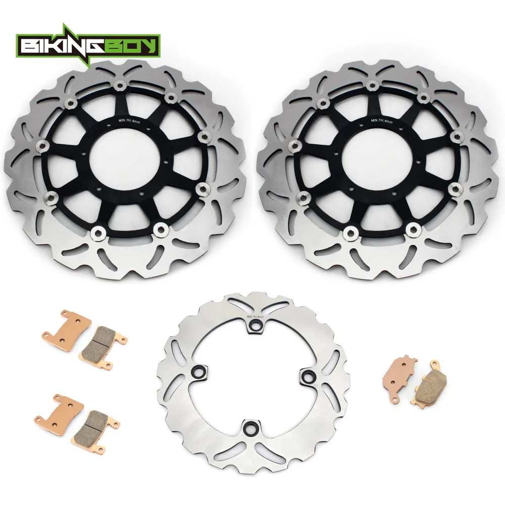 BIKINGBOY для Honda VTR 1000 SP 1 SP1 2 SP2 2000 2001 2002 2003 2004 2005 2006 спереди и сзади тормозные диски