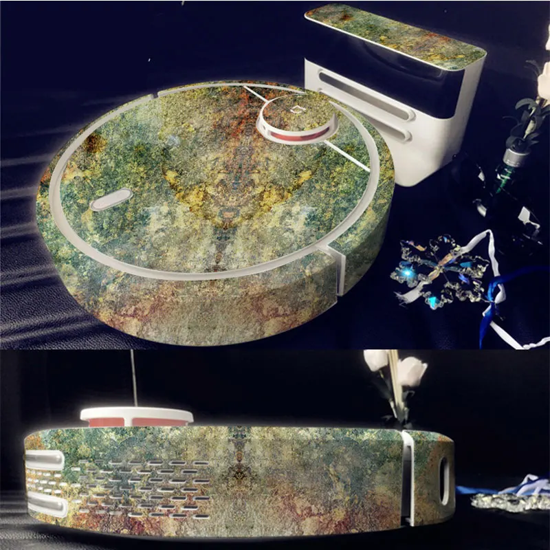 

Abstract Art Skin Decal Vinyl Wrap for Xiaomi Robot Cleaner MI Robotic Sticker Slap Protective Film 17823