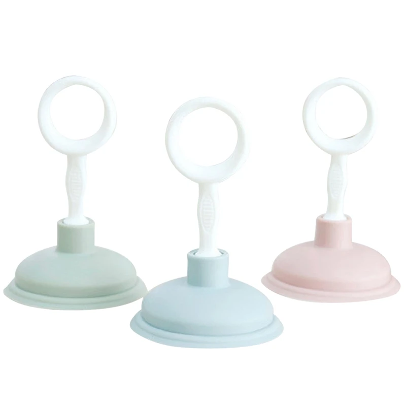 

New Pipeline Dredge Suction Cup Toilet Plungers Powerful Cleaning Sink Drain Pipe Household Clean Color Random