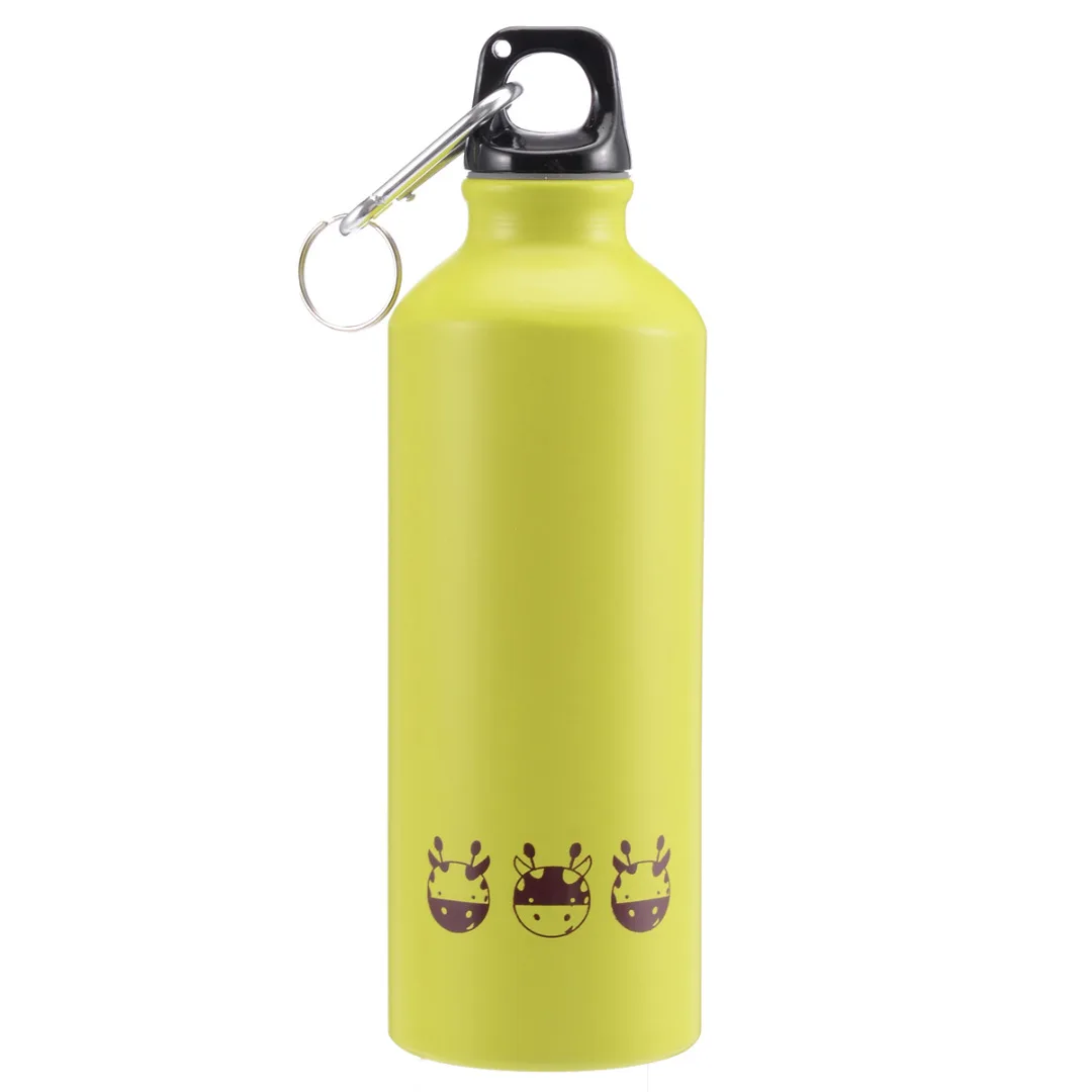 Portable Outdoor Sports 500ML Bicycle Water Bottle Cycling Bicycle Camping Cartoon Aluminum Alloy Water Bottle High Quality