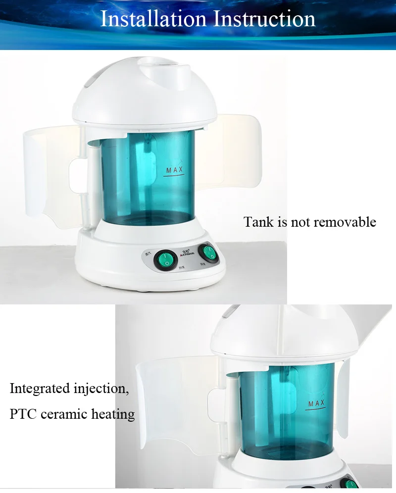Face Hair Steamer Humidifier for Facial Sauna - Hot Mist Moisturizing, Clearing Blackheads, Acne Removal - Skin Care Face Atomizer image 4