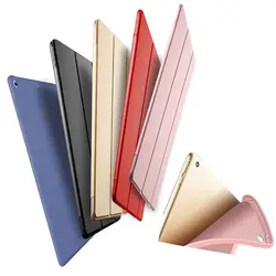 Surehin Великий рукавом для Apple iPad Air 2 Чехол Smart Cover Тонкий тонкий защитной оболочки ТПУ Силиконовые Мягкий кожаный магнитный чехол