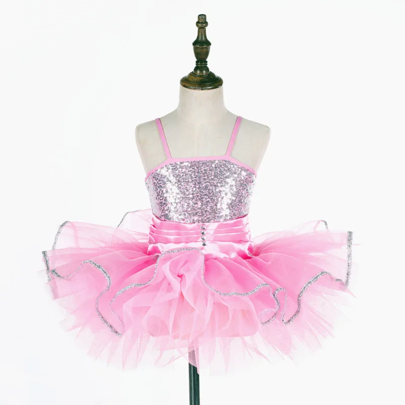 Déguisement Ballerine Pour Fille - Tutu Pailleté Et Camisole Sans Manches - Marque FEESHOW