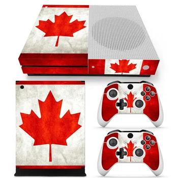 

Protective Vinyl Skin Decal Cover for XBOX One Slim Console +2 Decals controllers