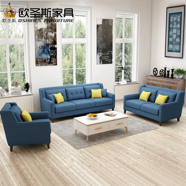 New Arrival American Style Light Grey Color Simple Latest Design New Arrival American Style Light Grey Color Simple Latest Design Living Room Chesterfield Italian Fabric Sofa Sets Factory F76fa