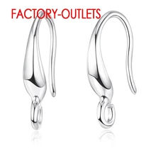 Pendientes de plata de ley 100 para mujer, accesorios de joyería de 925 Uds., gran oferta